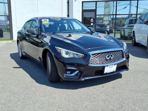 Black Obsidian 2021 INFINITI Q50 3.0t LUXE