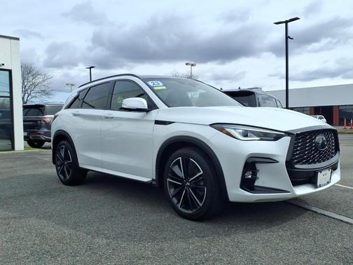 Radiant White 2023 INFINITI QX50 SPORT
