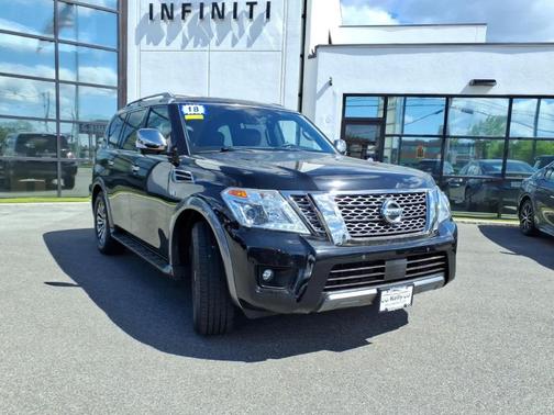 Black 2018 Nissan Armada Platinum