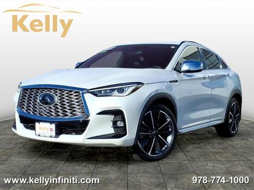 Radiant White 2023 INFINITI QX55 LUXE