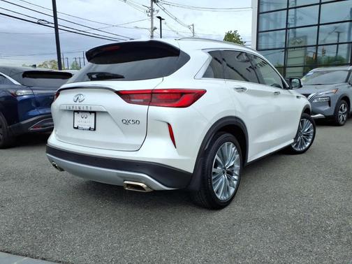 Radiant White 2023 INFINITI QX50 SENSORY
