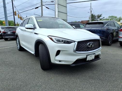 Radiant White 2023 INFINITI QX50 SENSORY