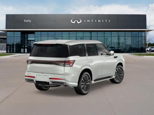 Radiant White 2026 INFINITI QX80 Luxe