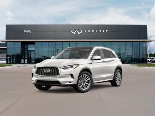 Radiant White 2025 INFINITI QX50 Luxe