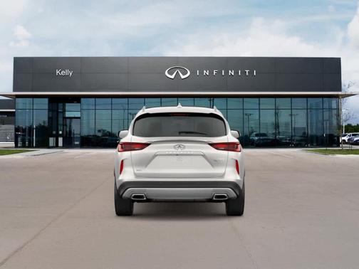 Radiant White 2025 INFINITI QX50 Luxe