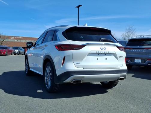 Radiant White 2023 INFINITI QX50 Luxe