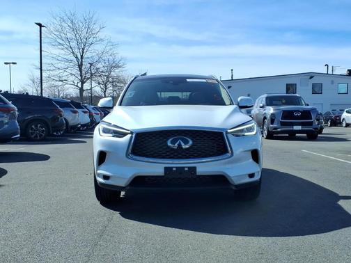Radiant White 2023 INFINITI QX50 Luxe