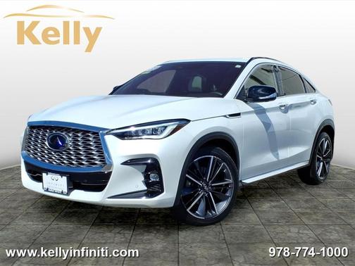 Radiant White 2023 INFINITI QX55 ESSENTIAL