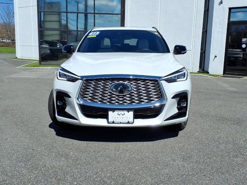 Radiant White 2023 INFINITI QX55 ESSENTIAL