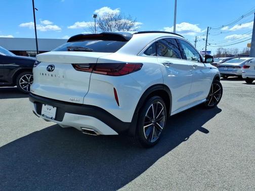 Radiant White 2023 INFINITI QX55 ESSENTIAL