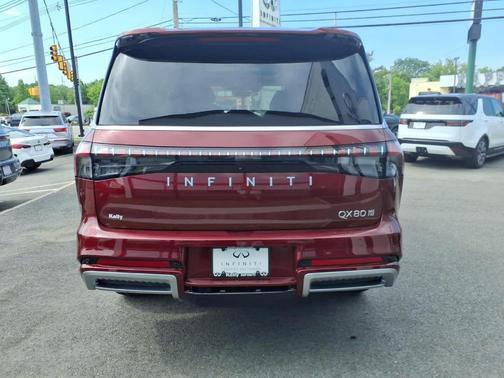 Coulis Red 2025 INFINITI QX80 SENSORY