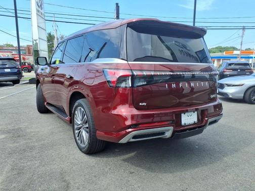 Coulis Red 2025 INFINITI QX80 SENSORY