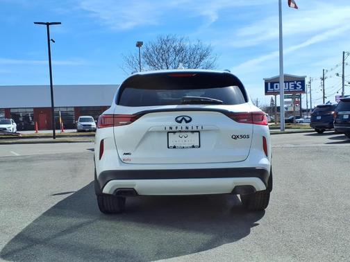 Radiant White 2024 INFINITI QX50 SPORT