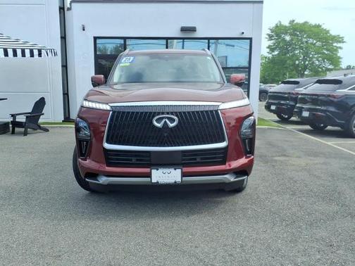 Coulis Red 2025 INFINITI QX80 SENSORY