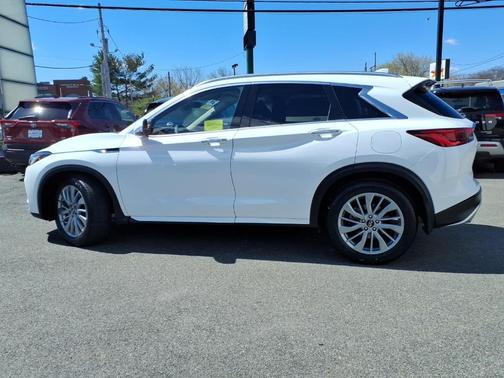 Cloud White 2024 INFINITI QX50 Luxe