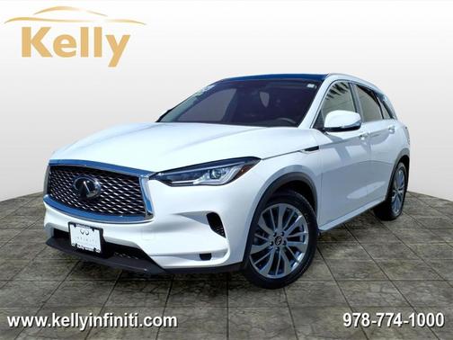 Cloud White 2024 INFINITI QX50 Luxe