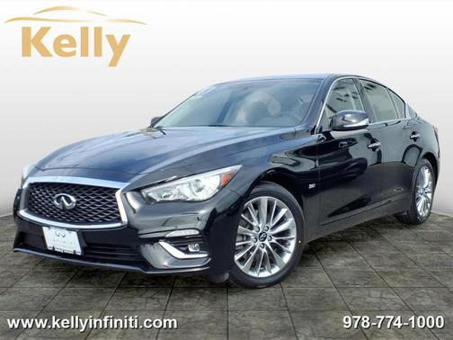 Black Obsidian 2020 INFINITI Q50 3.0t LUXE
