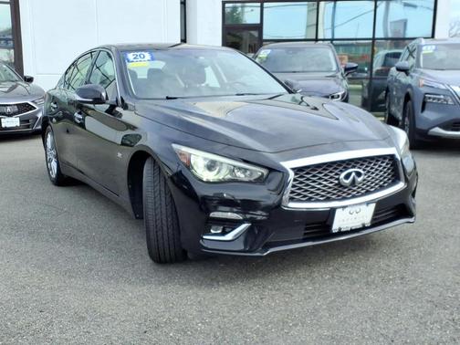 Black Obsidian 2020 INFINITI Q50 3.0t LUXE