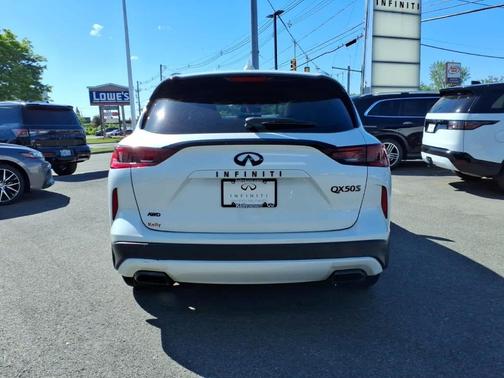 Radiant White 2023 INFINITI QX50 SPORT