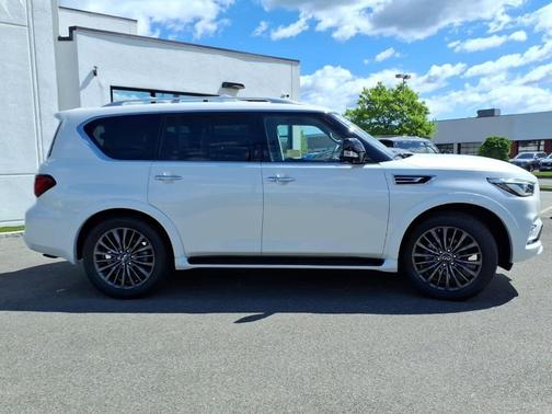 Moonstone White 2023 INFINITI QX80 PREMIUM SELECT
