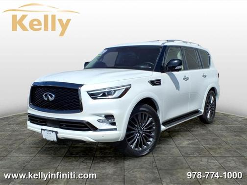 Moonstone White 2023 INFINITI QX80 PREMIUM SELECT