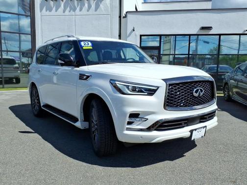 Moonstone White 2023 INFINITI QX80 PREMIUM SELECT