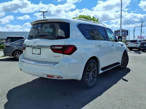 Moonstone White 2023 INFINITI QX80 PREMIUM SELECT