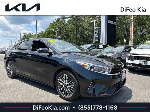 Aurora Black 2023 Kia Forte GT-Line