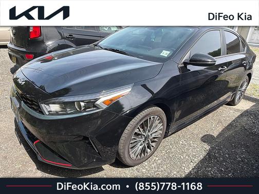 Aurora Black 2023 Kia Forte GT-Line
