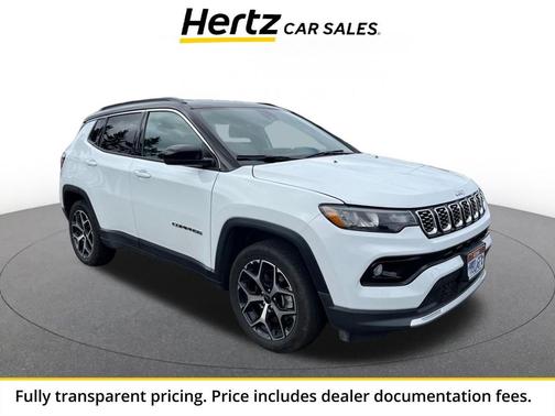 Bright White Clearcoat 2025 Jeep Compass Limited