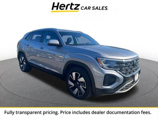 Silver Mist Metallic 2025 Volkswagen Atlas Cross Sport 2.0T SE w/Technology 4MOTION