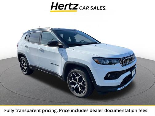Bright White Clearcoat 2025 Jeep Compass Limited