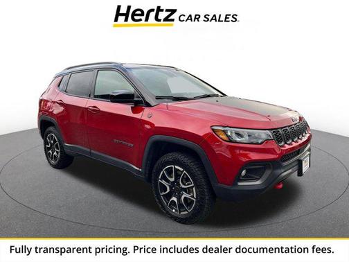 Red Hot Pearlcoat 2025 Jeep Compass Trailhawk