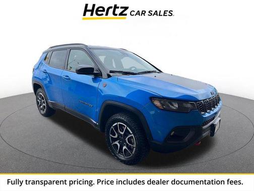 Hydro Blue Pearlcoat 2025 Jeep Compass Trailhawk