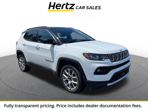 Bright White Clearcoat 2025 Jeep Compass Limited