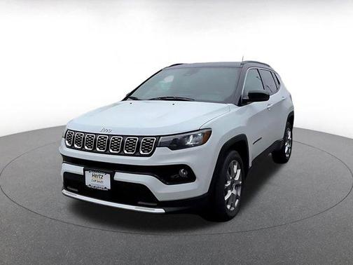 Bright White Clearcoat 2025 Jeep Compass Limited