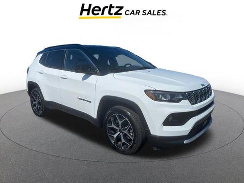 Bright White Clearcoat 2025 Jeep Compass Limited