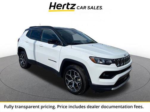 Bright White Clearcoat 2025 Jeep Compass Limited