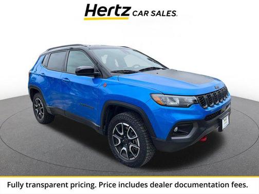 Hydro Blue Pearlcoat 2025 Jeep Compass Trailhawk