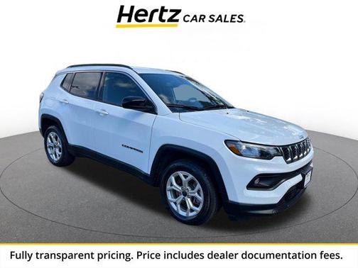 Bright White Clearcoat 2025 Jeep Compass Latitude