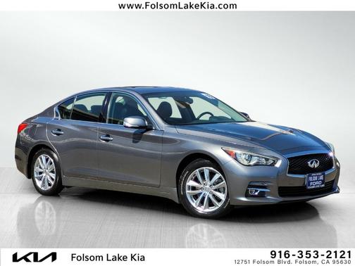 Gun Metallic 2016 INFINITI Q50 2.0T Premium