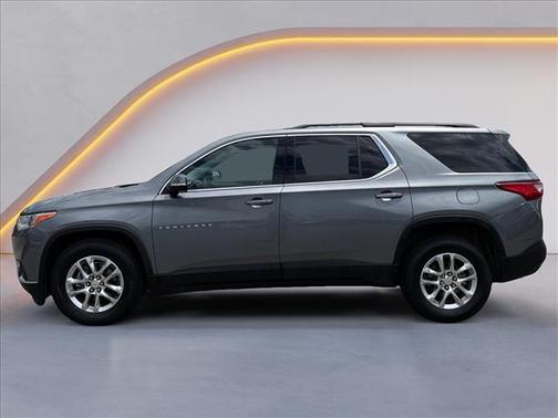 Satin Steel Metallic 2019 Chevrolet Traverse LT Cloth