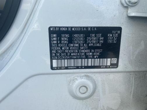 2019 Honda HR-V EX-L