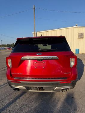 Red Metallic 2021 Ford Explorer Platinum