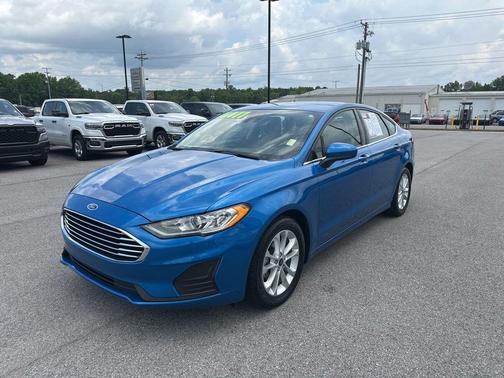Blue Metallic 2019 Ford Fusion SE