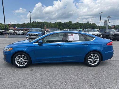 Blue Metallic 2019 Ford Fusion SE