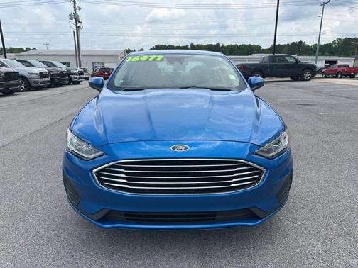 Blue Metallic 2019 Ford Fusion SE