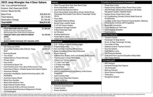 2023 Jeep Wrangler 4xe Sahara