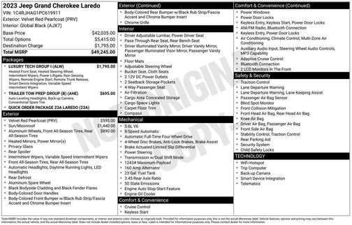 2023 Jeep Grand Cherokee Laredo