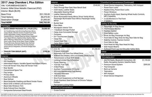 2017 Jeep Cherokee Trailhawk